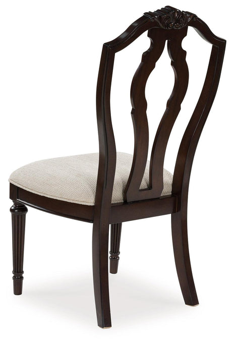 Lavinton Tan/Brown Dining Chair, Set of 2 by Ashley at Eve Furniture