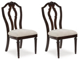 Lavinton Tan/Brown Dining Chair, Set of 2 by Ashley at Eve Furniture
