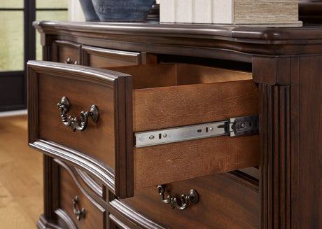 Lavinton Brown Dresser by Ashley at Eve Furniture