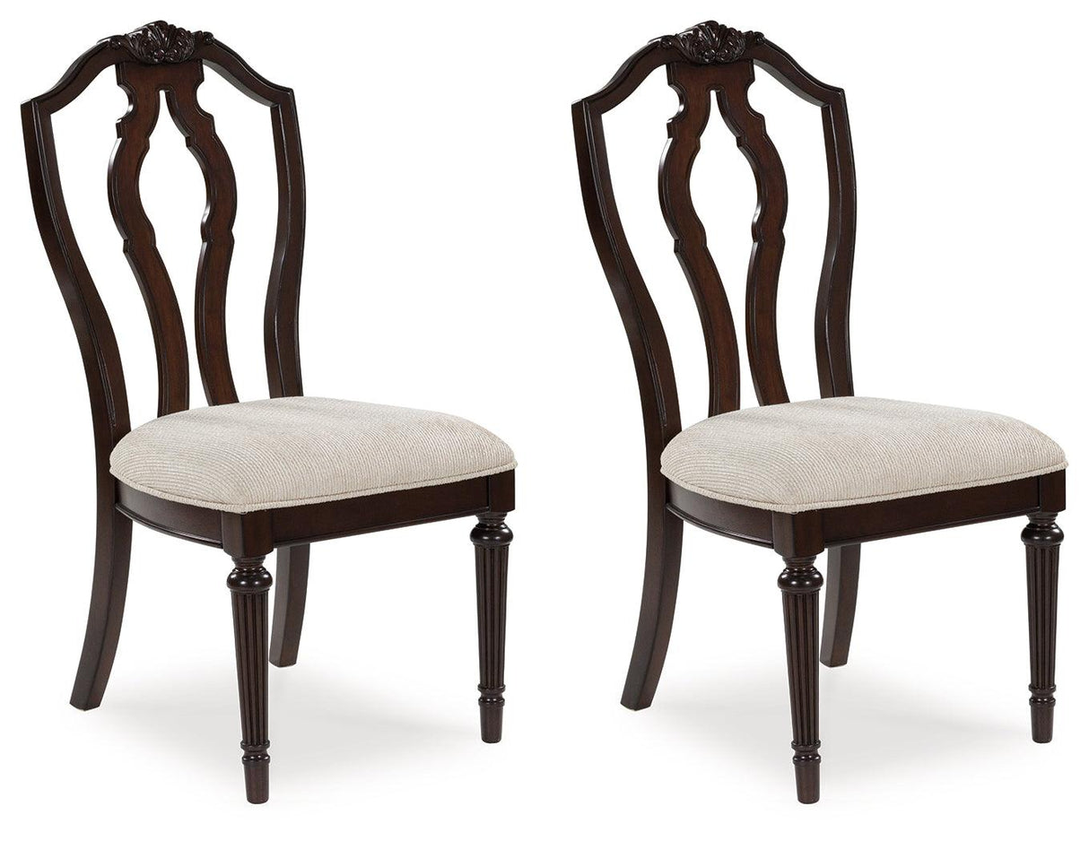 Lavinton Tan/Brown Dining Chair, Set of 2 by Ashley at Eve Furniture