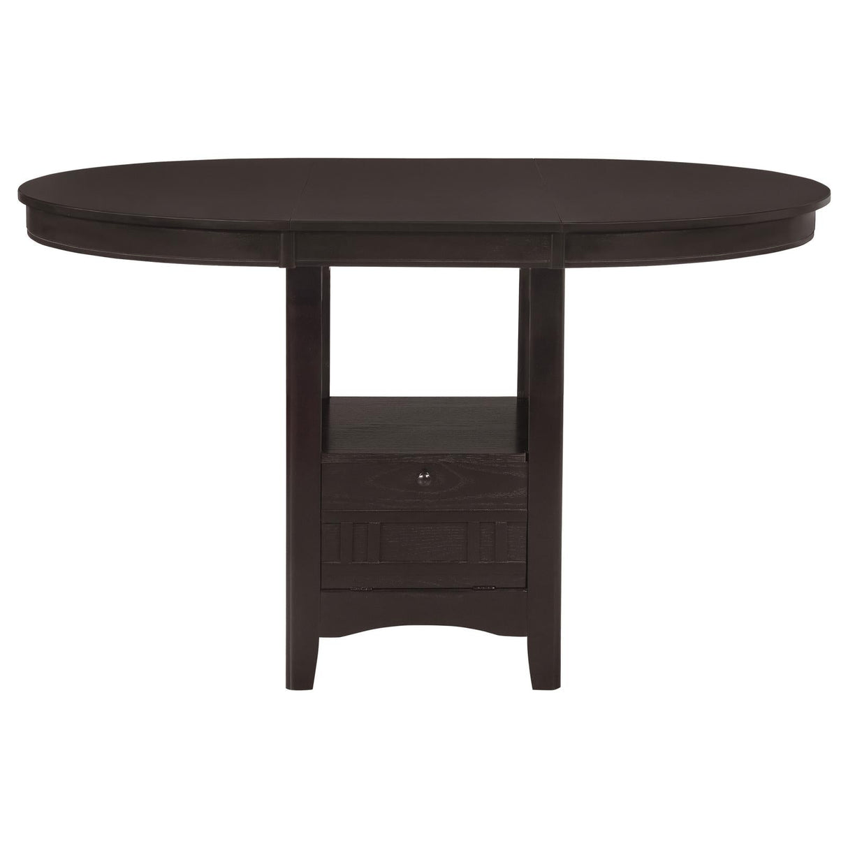 Lavon Espresso/Black 5-Piece Counter Height Dining Set