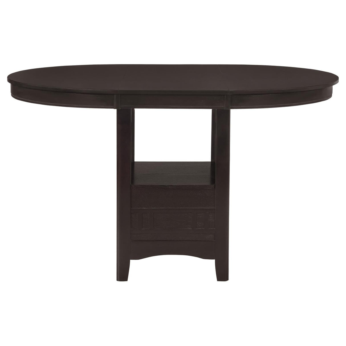 Lavon Espresso/Black 5-Piece Counter Height Dining Set