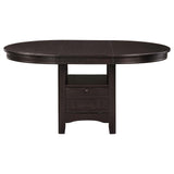 Lavon Espresso/Black 5-Piece Dining Set