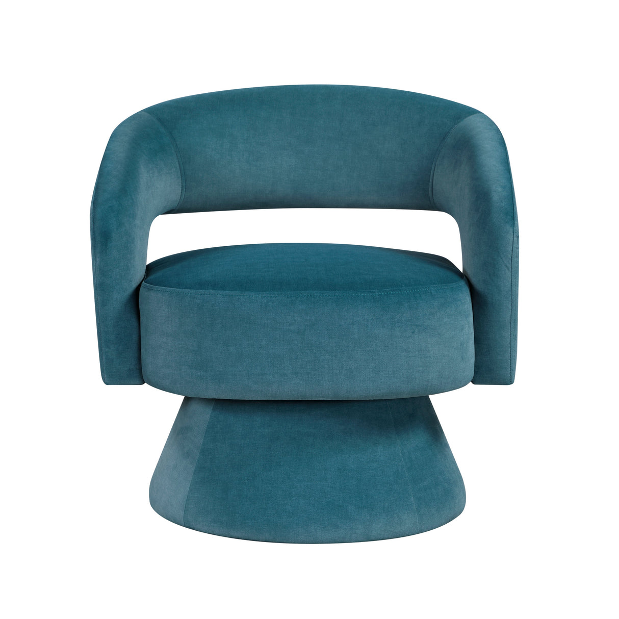 Lavon Dark Teal Swivel Chair by Homelegance at Eve Furniture