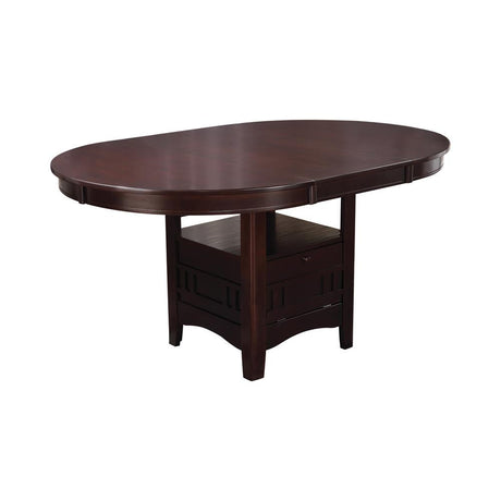 Lavon Espresso Dining Table with Storage