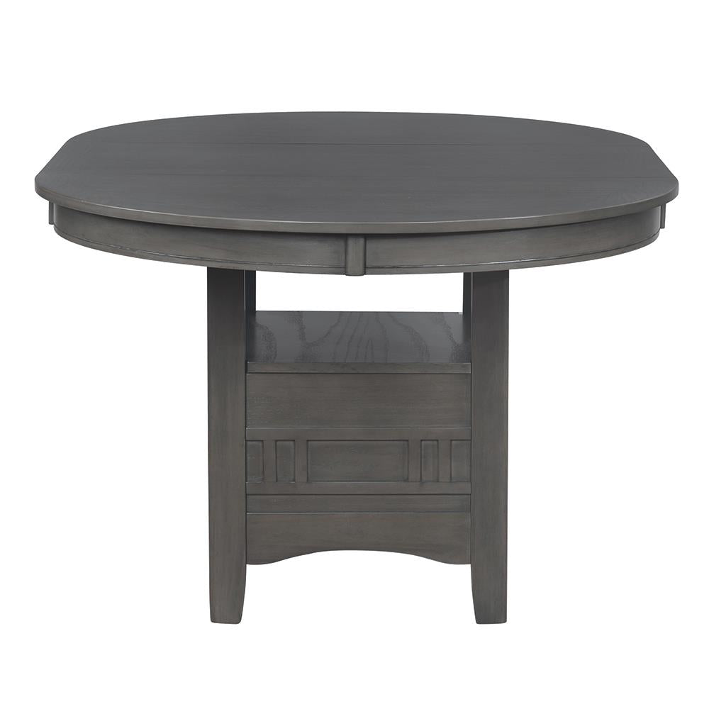 Lavon Medium Gray Dining Table with Storage