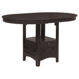 Lavon Espresso and Black Counter Height Dining Set by Coaster at Eve Furniture