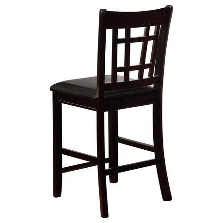 Lavon Espresso and Black Counter Height Dining Set by Coaster at Eve Furniture