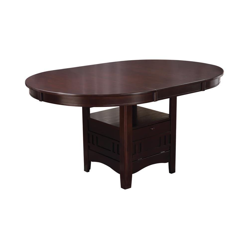 Lavon Espresso Dining Table with Storage by Coaster at Eve Furniture