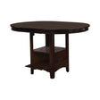 Lavon Espresso Oval Counter Height Table by Coaster at Eve Furniture