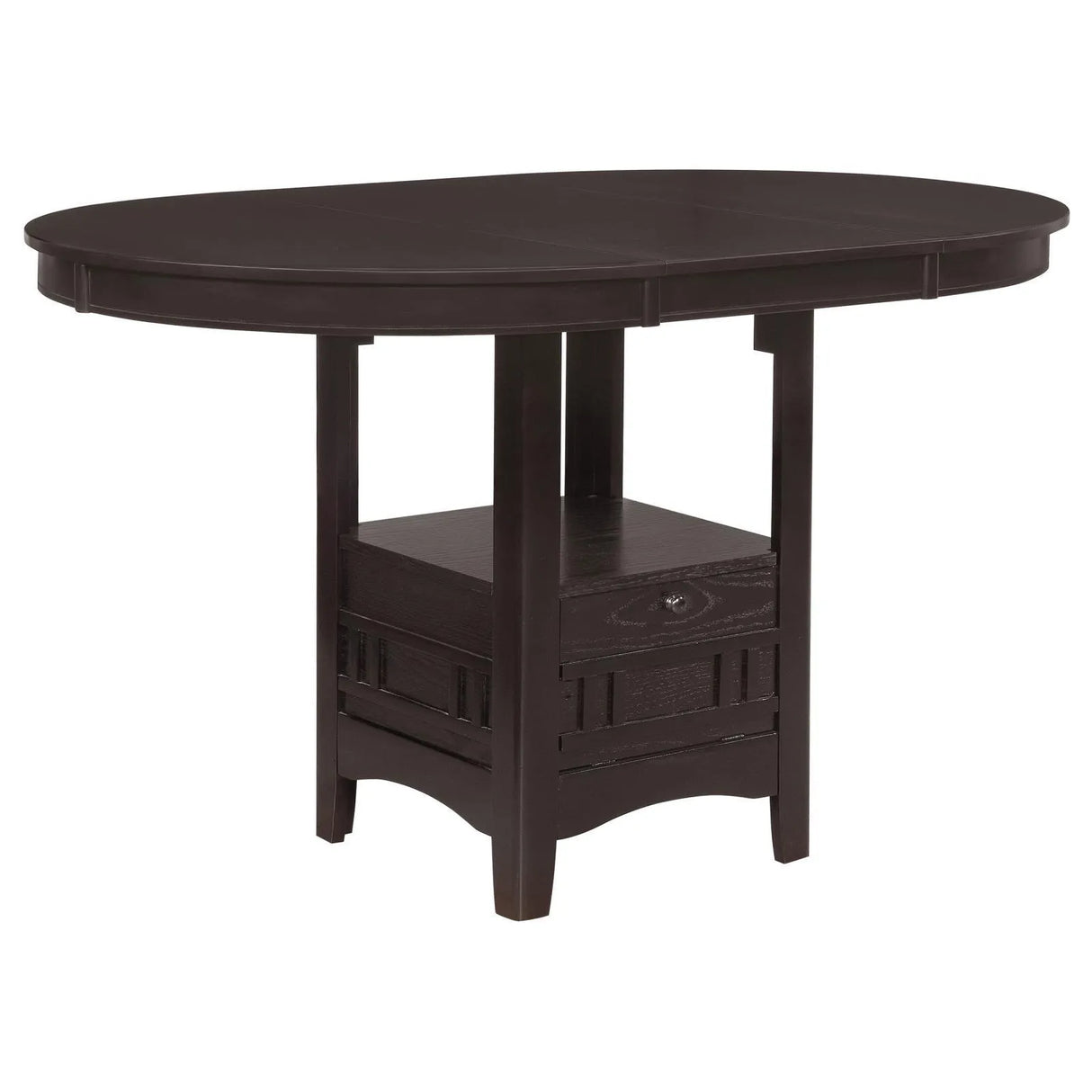 Lavon Espresso/Black 5-Piece Counter Height Dining Set by Coaster at Eve Furniture