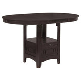 Lavon Espresso/Black 5-Piece Counter Height Dining Set by Coaster at Eve Furniture