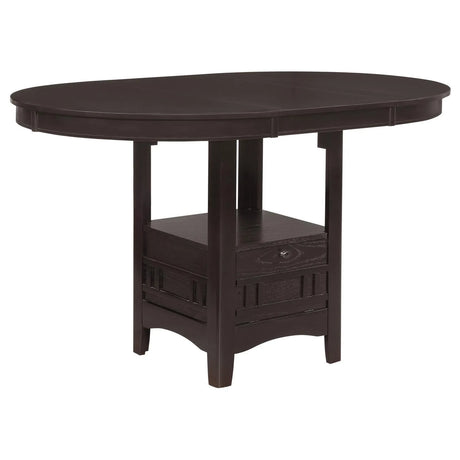 Lavon Espresso/Black 5-Piece Counter Height Dining Set by Coaster at Eve Furniture