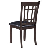 Lavon Espresso/Black 5-Piece Dining Set by Coaster at Eve Furniture
