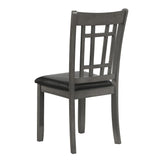 Lavon Espresso/Medium Gray Padded Dining Side Chairs, Set of 2 by Coaster at Eve Furniture