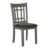 Lavon Espresso/Medium Gray Padded Dining Side Chairs, Set of 2 by Coaster at Eve Furniture