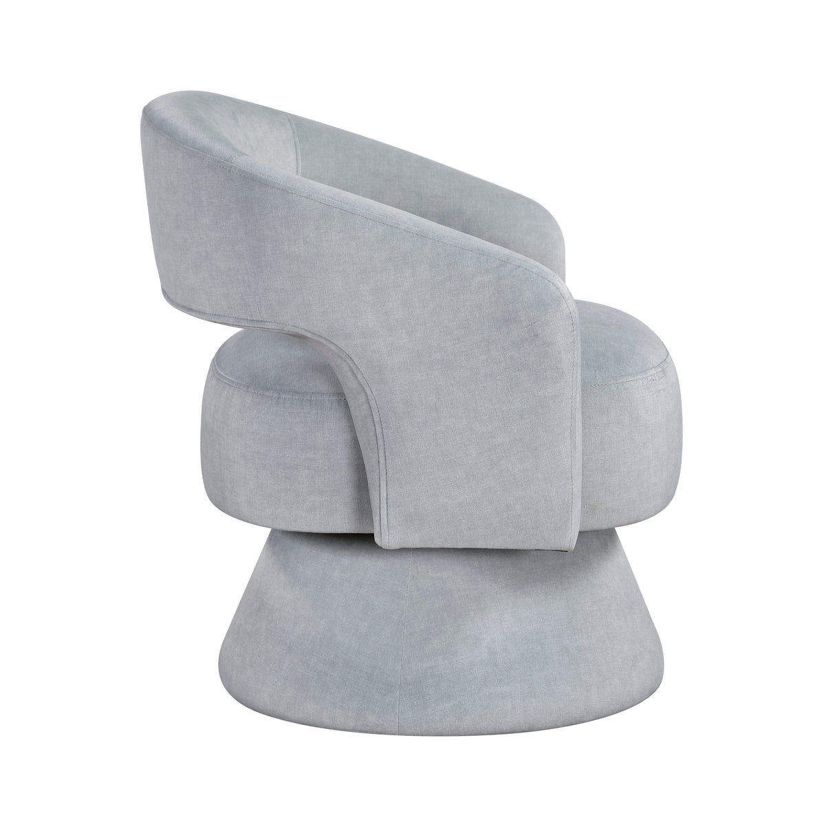 Lavon Gray Swivel Chair by Homelegance at Eve Furniture
