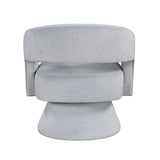 Lavon Gray Swivel Chair by Homelegance at Eve Furniture