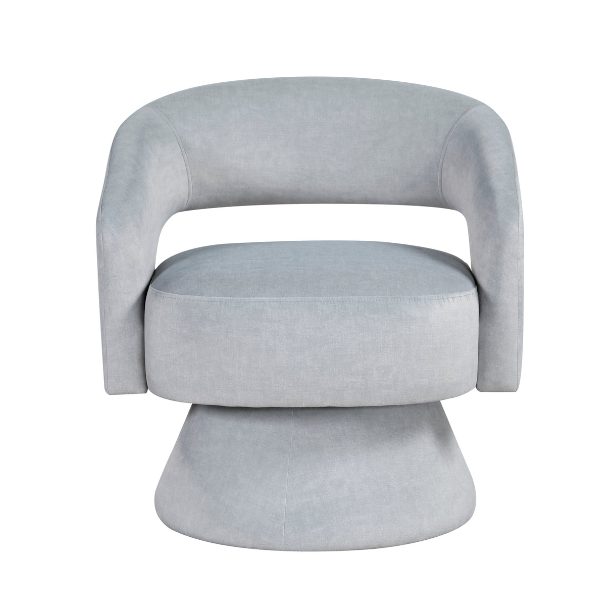 Lavon Gray Swivel Chair by Homelegance at Eve Furniture