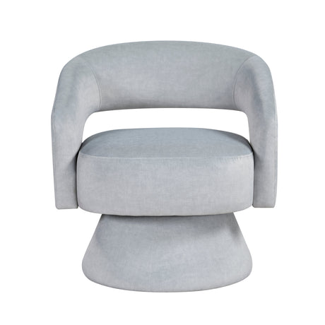 Lavon Gray Swivel Chair by Homelegance at Eve Furniture