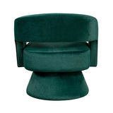 Lavon Green Swivel Chair by Homelegance at Eve Furniture