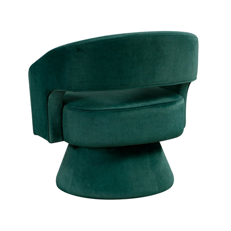 Lavon Green Swivel Chair by Homelegance at Eve Furniture