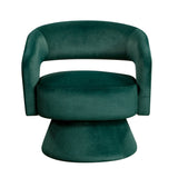Lavon Green Swivel Chair by Homelegance at Eve Furniture