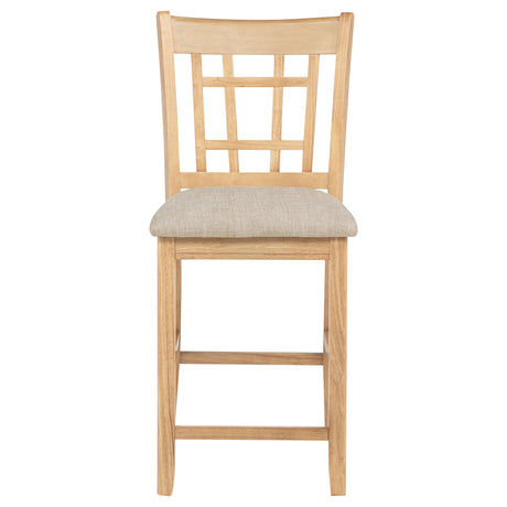 Lavon Grey and Light Oak Wood Counter Height Dining Chair (Set of 2) by Coaster at Eve Furniture
