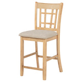 Lavon Grey and Light Oak Wood Counter Height Dining Chair (Set of 2) by Coaster at Eve Furniture