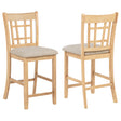 Lavon Grey and Light Oak Wood Counter Height Dining Chair (Set of 2) by Coaster at Eve Furniture