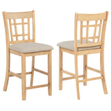 Lavon Grey and Light Oak Wood Counter Height Dining Chair (Set of 2) by Coaster at Eve Furniture
