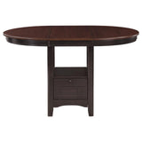 Lavon Light Chestnut and Espresso Counter Height Dining Set by Coaster at Eve Furniture