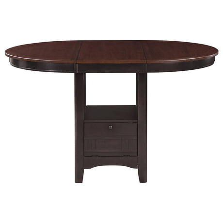 Lavon Light Chestnut and Espresso Counter Height Dining Set by Coaster at Eve Furniture