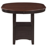 Lavon Light Chestnut and Espresso Counter Height Dining Set by Coaster at Eve Furniture
