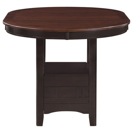 Lavon Light Chestnut and Espresso Counter Height Dining Set by Coaster at Eve Furniture