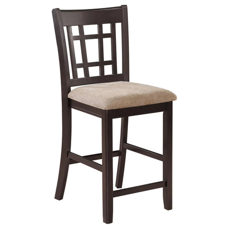 Lavon Light Chestnut and Espresso Counter Height Dining Set by Coaster at Eve Furniture