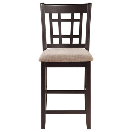 Lavon Light Chestnut and Espresso Counter Height Dining Set by Coaster at Eve Furniture