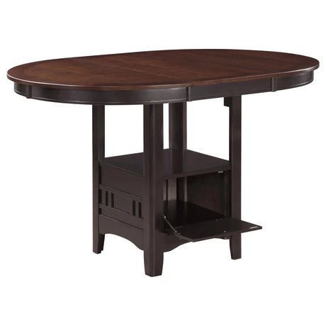 Lavon Light Chestnut/Espresso 5-Piece Counter Height Dining Set by Coaster at Eve Furniture