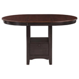 Lavon Light Chestnut/Espresso 5-Piece Counter Height Dining Set by Coaster at Eve Furniture