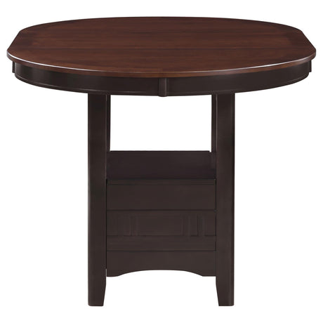 Lavon Light Chestnut/Espresso 5-Piece Counter Height Dining Set by Coaster at Eve Furniture