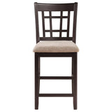 Lavon Light Chestnut/Espresso 5-Piece Counter Height Dining Set by Coaster at Eve Furniture