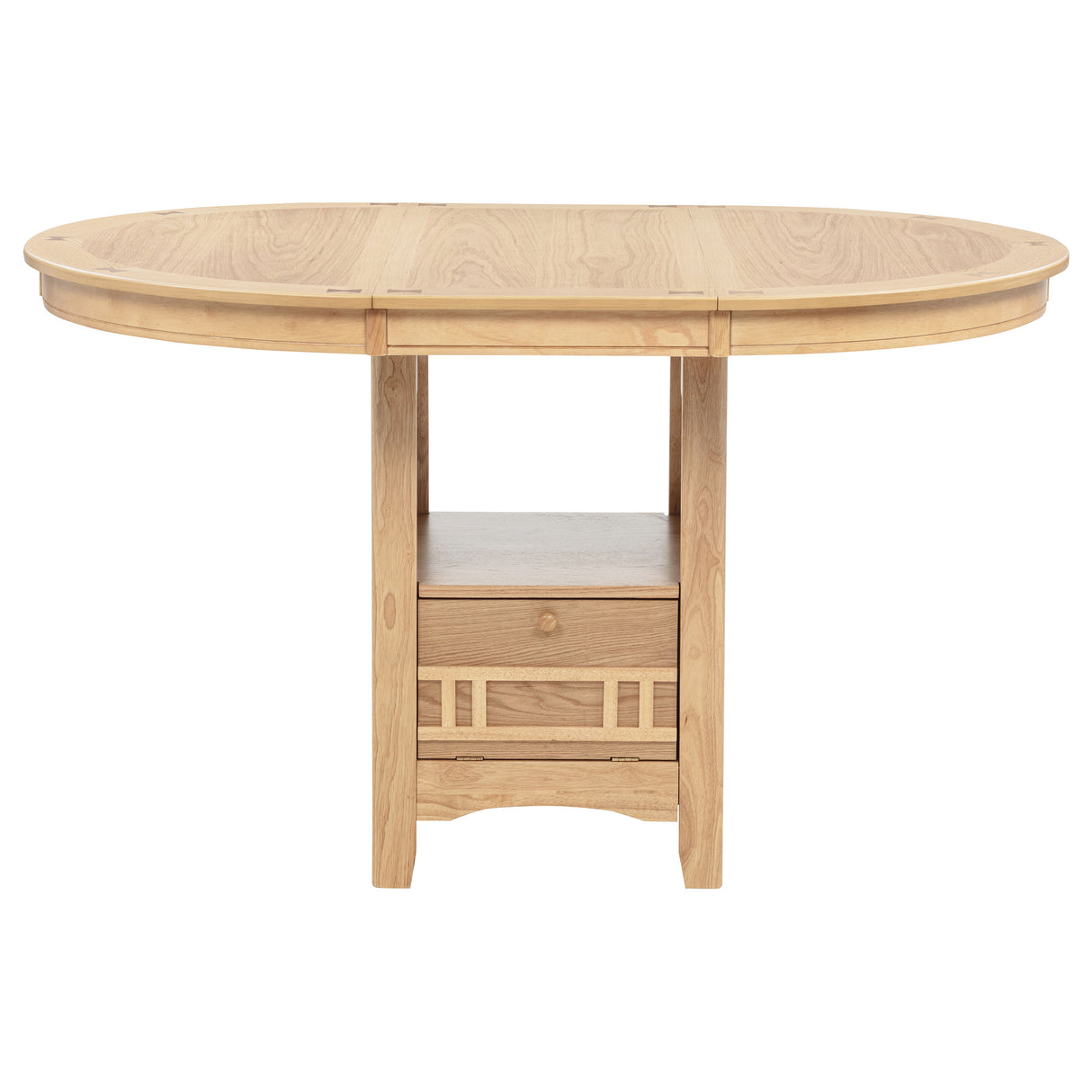 Lavon Light Oak 5-piece Oval Counter Height Dining Set by Coaster at Eve Furniture