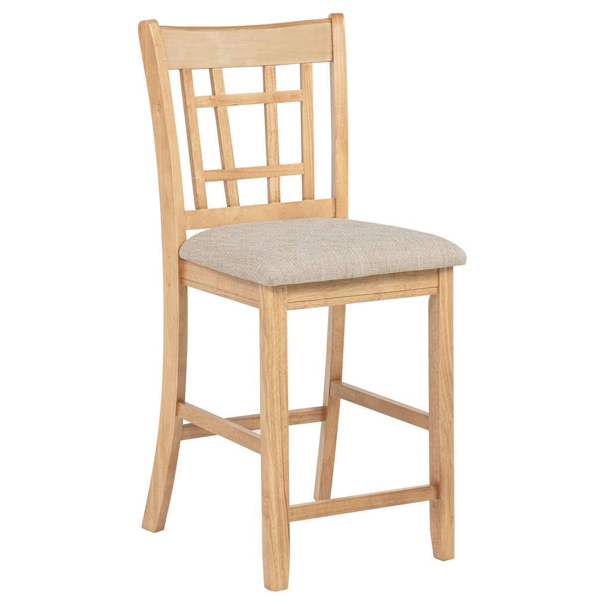 Lavon Light Oak 5-piece Oval Counter Height Dining Set by Coaster at Eve Furniture