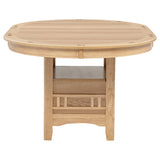 Lavon Light Oak 5-piece Oval Extension Leaf Dining Set by Coaster at Eve Furniture