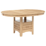 Lavon Light Oak 5-piece Oval Extension Leaf Dining Set by Coaster at Eve Furniture