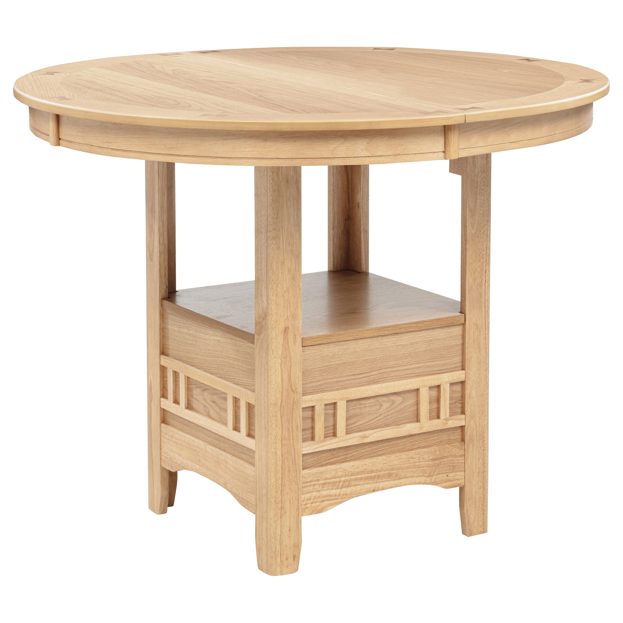 Lavon Light Oak Oval 60-inch Counter Height Extension Dining Table by Coaster at Eve Furniture