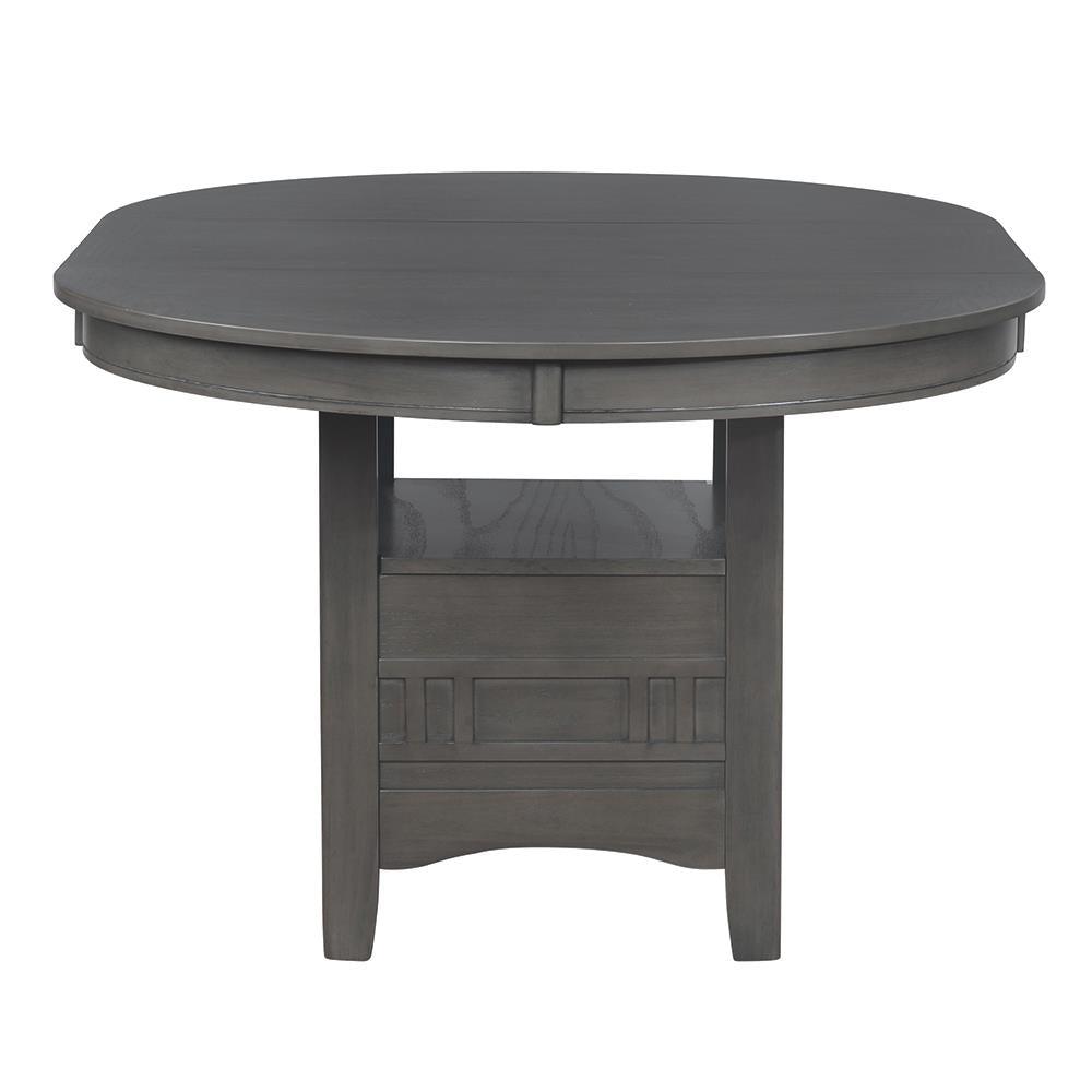 Lavon Medium Gray Dining Table with Storage by Coaster at Eve Furniture