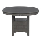 Lavon Medium Gray Dining Table with Storage by Coaster at Eve Furniture