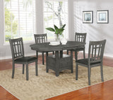 Lavon Medium Gray Dining Table with Storage by Coaster at Eve Furniture