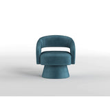 Lavon Orange Swivel Chair by Homelegance at Eve Furniture